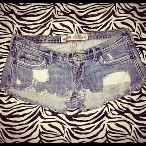 Hollister Denim booty shorts