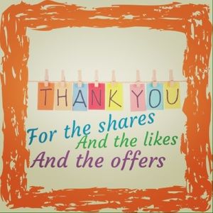 Thank you Poshmarkers!! ❤️❤️ to ya'll!!