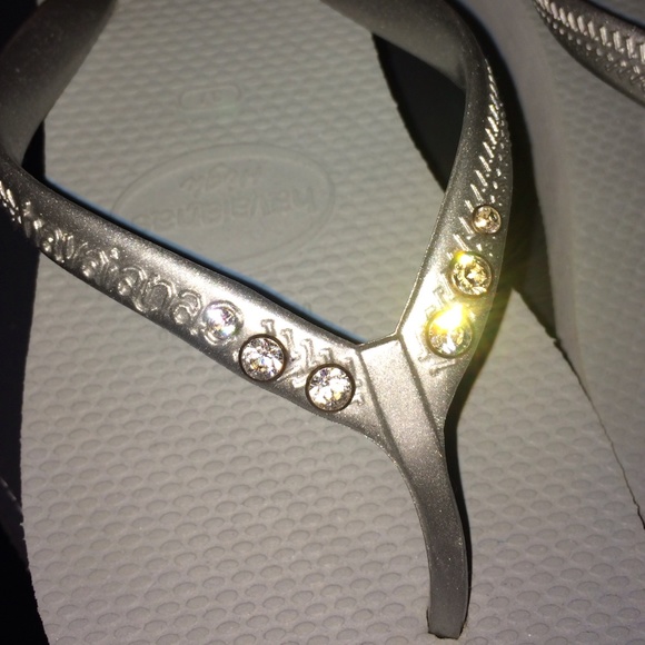 PLATFORM SILVER HAVAIANAS HIGH flip flops!