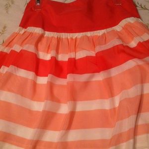 Gap striped skirt