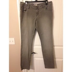 Grey skinny jeans