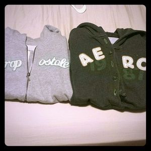 2 small aeropostale hoodies