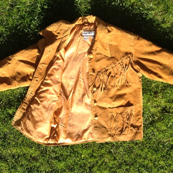 Genuine Leather Fringe Jacket From the 80's - Picture 2 of 4