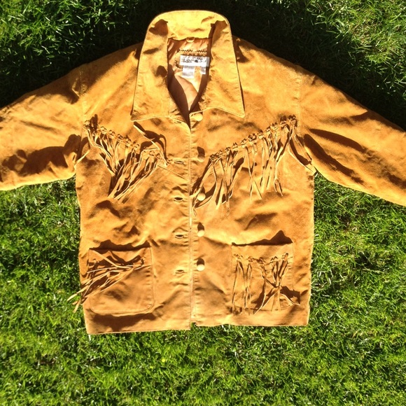 Genuine Leather Fringe Jacket From the 80's - Picture 3 of 4