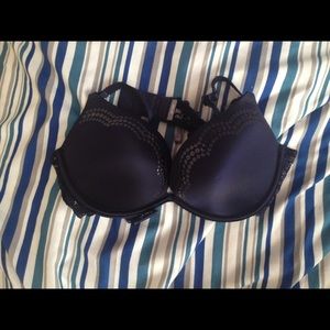 Aerie Navy Sequin Drew push-up bra