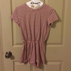American Apparel Stripe T-Shirt Romper
