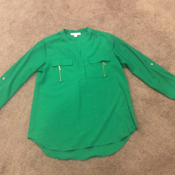 Green & Gold Michael Kors Shirt