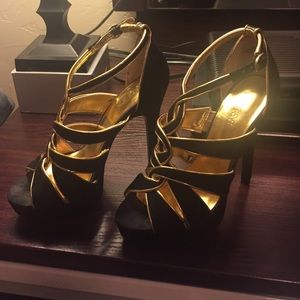 Guess Black Multi Suede