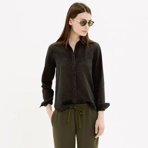 Madewell Denim Crop Boyshirt