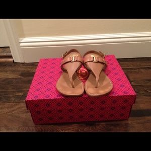 TORY BUTCH "T" LOGO SANDAL