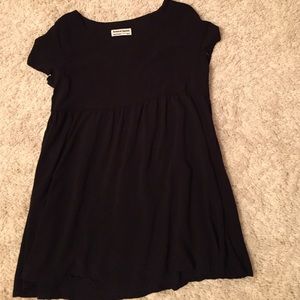 American Apparel Rayon Babydoll Dress Black