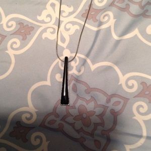 Silver tone necklace