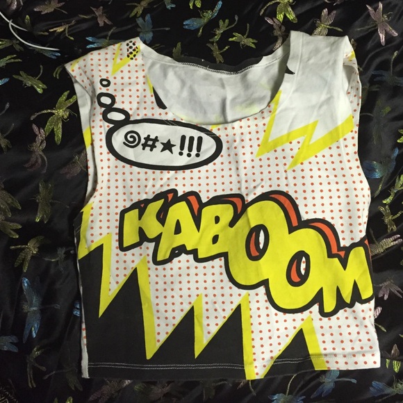 Tops Shop KABOOM crop top