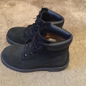 Black Suede Timberland Boots