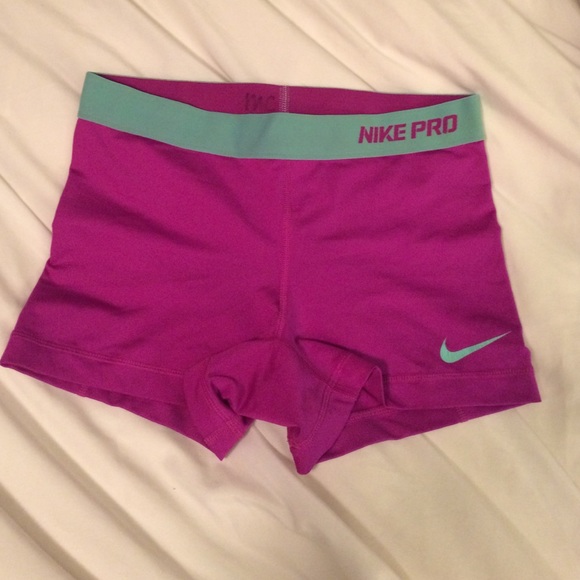 Nike Pants - Purple and Aqua Nike Short Spandex