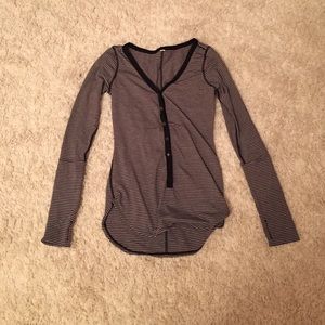 Lululemon Striped Long Sleeve