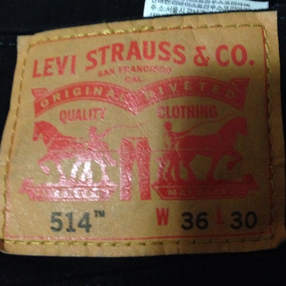 Men Black Levi's Jeans