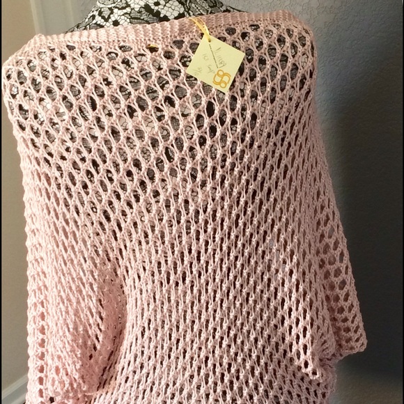 yaya Los Angeles Pink Dolman Style Sweater - Picture 3 of 4