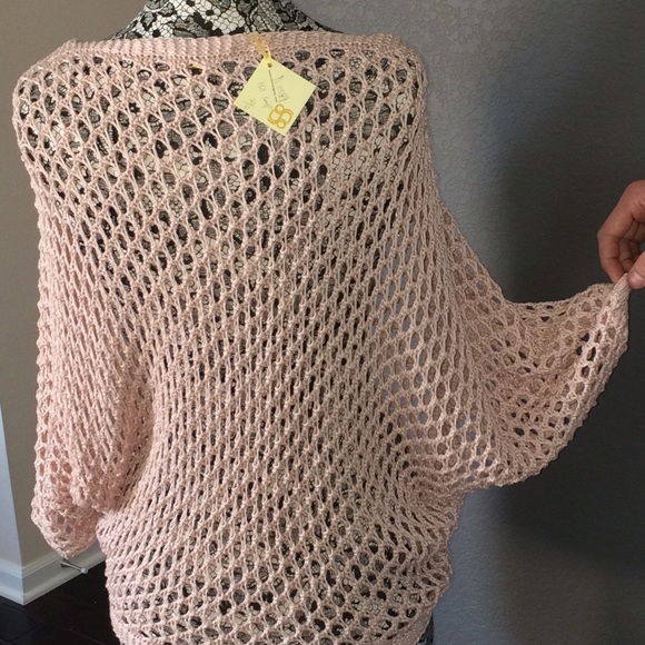 yaya Los Angeles Pink Dolman Style Sweater - Picture 4 of 4
