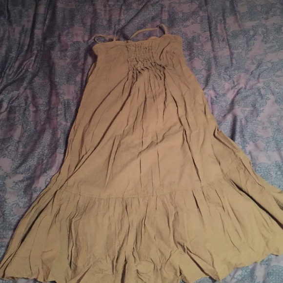 khaki sundress