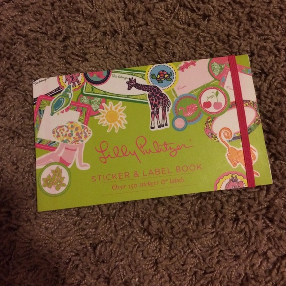 Lilly Pulitzer Sticker and Label Book