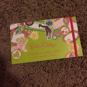 Lilly Pulitzer Sticker and Label Book