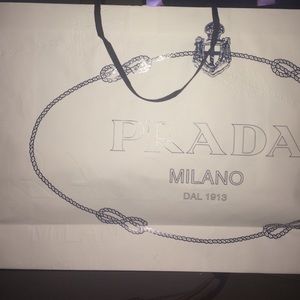 Prada gift bag.