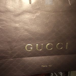 Gucci gift bag.