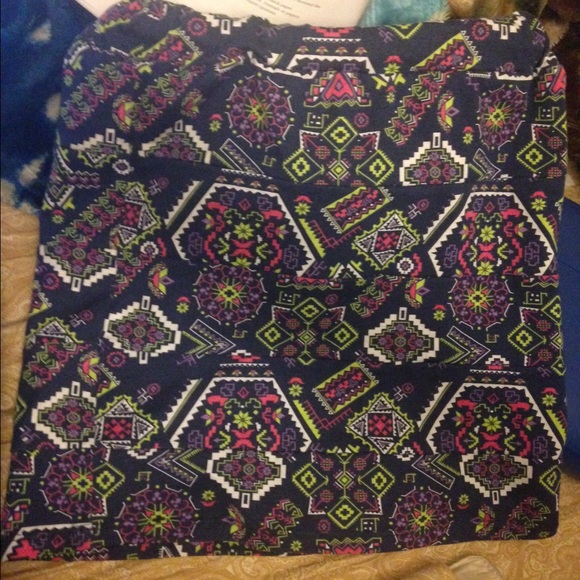 Tribal bodycon skirt