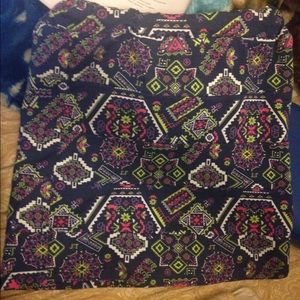 Tribal bodycon skirt