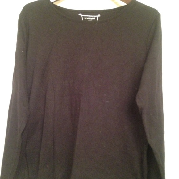 Black Cotton Long Sleeve Tee *Great for a Bundle*