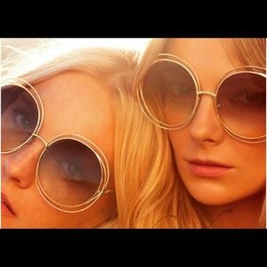 Oversized Double circle sunglasses