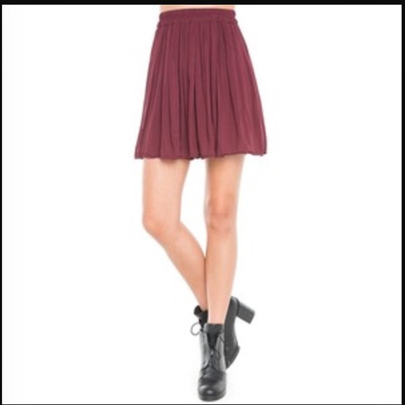 Brandy Melville red short skirt