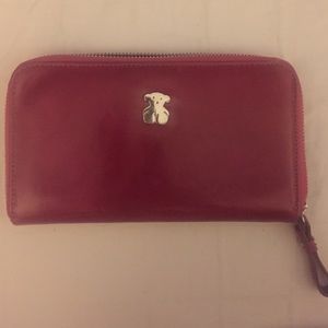 Authentic Tous leather continental wallet