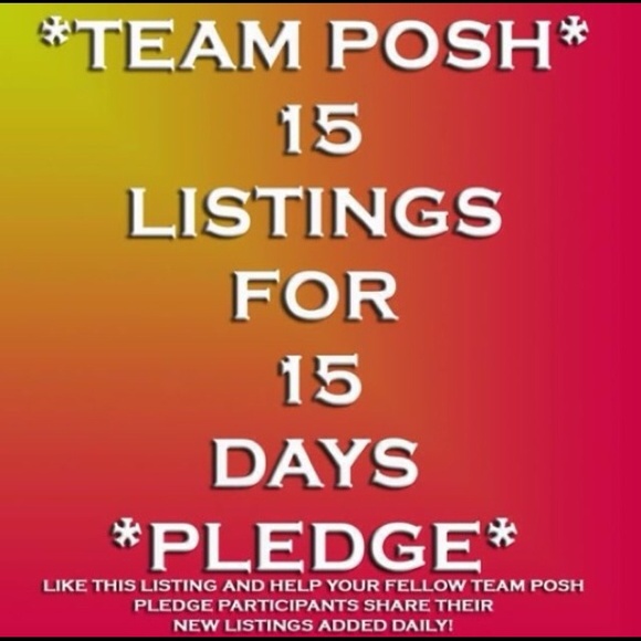My pledge!