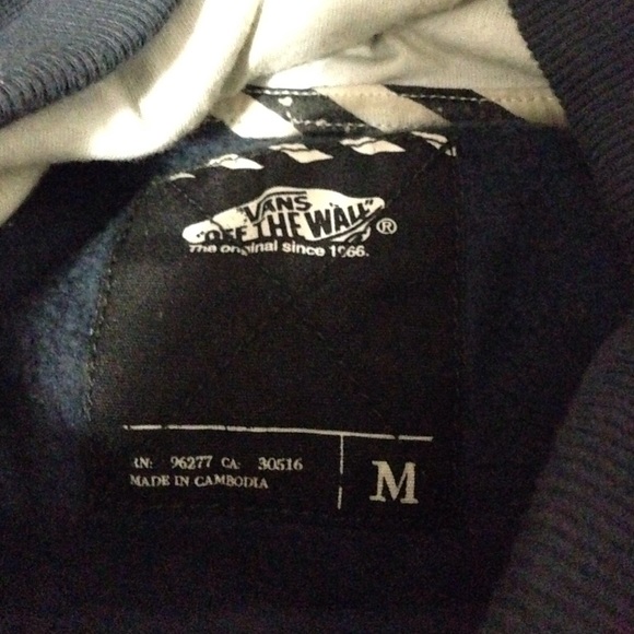 Men Navy Hoodie - Picture 2 of 3
