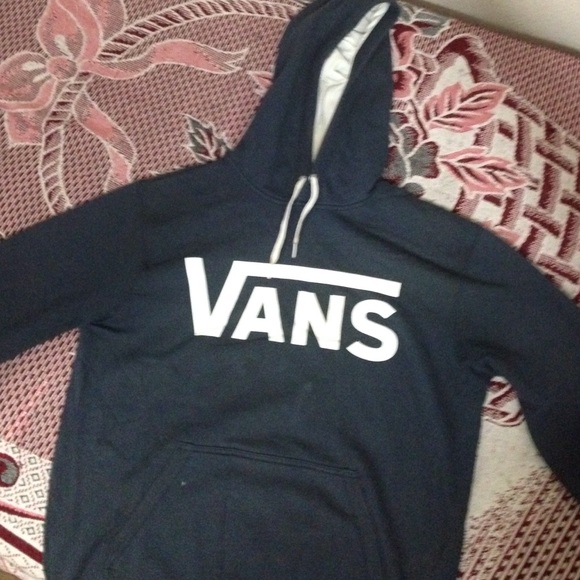 Men Navy Hoodie - Picture 3 of 3