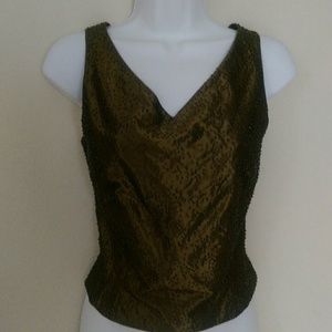 Ann Taylor beaded top.