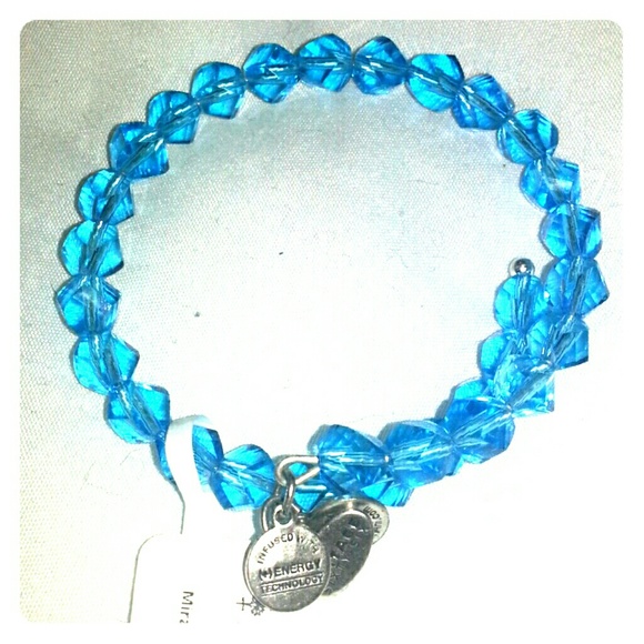 NWT Alex and Ani Mirage wrap bracelet in Azure
