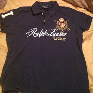 Collar Ralph Lauren sport polo shirt