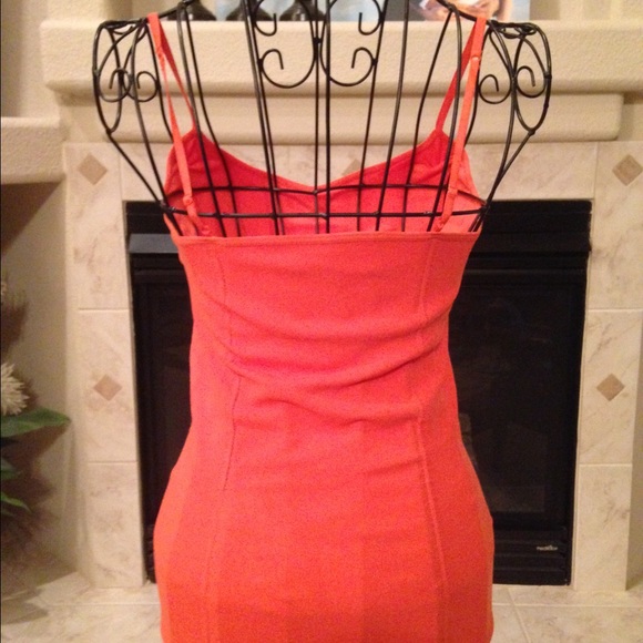 Bebe Orange padded bra camisole - Picture 2 of 4