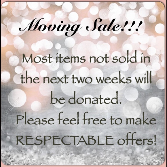 Moving sale!! Most items need to go!