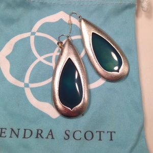 Kendra Scott Green Earrings