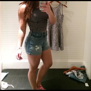 high waisted shorts