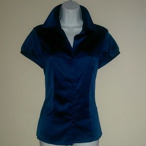 Ann Taylor satin blouse.