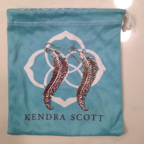 Kendra Scott Feather Earrings BNWOT