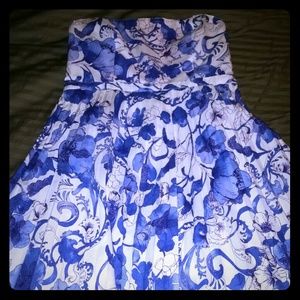 Gorgeous blue and white dress! New with tags