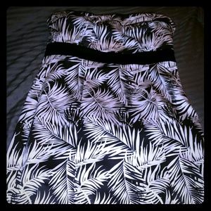 New with tags black and cream dress