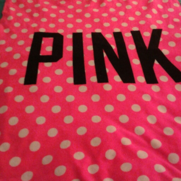 Victorias secret pink blanket