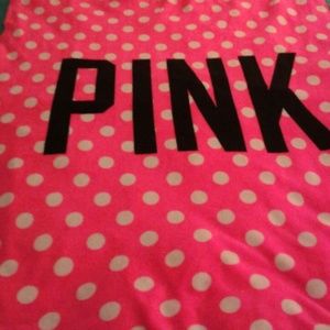 Victorias secret pink blanket
